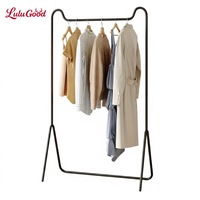Séchoir à linge compact en métal sur pied avec fonction de démontage pour la maison, la chambre, le balcon, porte-manteau simple pour manteaux et chapeaux