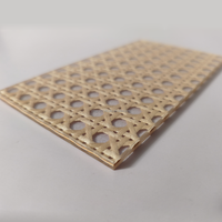 OLEG Promotion Feuille Acrylique Décorative en PETG 5mm Résistante au Feu, Effet Bambou Tressé, Acrylique Modifié Pressé à Chaud