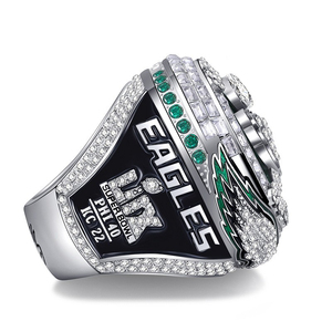 Anello e Collana in Lega di Alta Qualità del Campionato di Football Super Bowl 2025 Philadelphia Eagles, Regalo per i Tifosi - Product Image 3