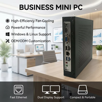 Nuevo Mini PC Gigabit LAN RTL8111H con Procesador I3/I5/I7, Funcionamiento Continuo 24/7, Computadora Pequeña para Oficina y Negocios, SSD, Windows 10, Salida HD