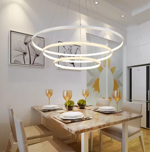 Zeal Lighting lujo botánico cúpula anillo colgante luces oro moderno burbuja de vidrio para el hogar - Product Image 3