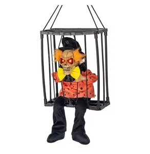 Divertido Esqueleto Luminoso con Voz de Prisionero de Halloween, Figura de Esqueleto Eléctrico, Juguete de Esqueleto, Accesorio de Fiesta de Terror de Halloween - Product Image 6