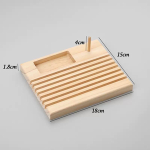 Support en bois pour règle <span class=keywords><strong>de</strong></span> quilting, support d'outils <span class=keywords><strong>de</strong></span> couture, rangement pour bobines <span class=keywords><strong>de</strong></span> <span class=keywords><strong>fil</strong></span>, pour poste <span class=keywords><strong>de</strong></span> travail artisanal, logo personnalisé OEM - Product Image 5
