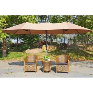 Ombrellone beige 4,6x2,7 mt - Product Image 1