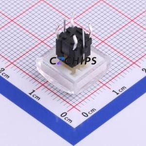 K6-6271D04 Tactile Switch Through hole Component (THT),12x12mm Switch 1.6N Through Hole 12mm 12mm - Product Image 2