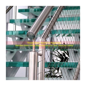 Bán Chạy Nhất Dễ Dàng Cài Đặt Thép Không Gỉ Lan Can Dây Lưới Dệt Dây Lưới Cho Phân Vùng Đồng Bằng Tùy Chỉnh Cắt Hàn - Product Image 1