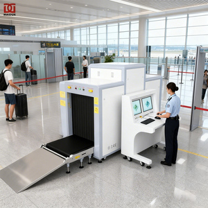 Scanner de bagages à rayons X pour l'inspection de la sécurité du fret aérien MAIDUN Dual View 100100 Durable <span class=keywords><strong>en</strong></span> acier inoxydable pour les ports douaniers des aéroports - Product Image 1