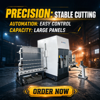 Machine de traitement du verre verticale CNC, centre de perçage et de fraisage du verre à 5 axes pour applications architecturales
