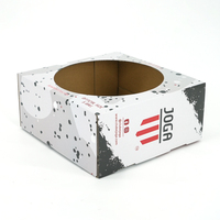 Caja de papel corrugado para niños, almacenamiento de juguetes, embalaje de fútbol con logotipo personalizado