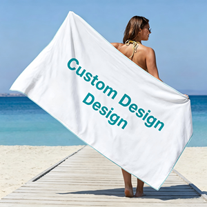 Ensemble cadeau, serviette de plage en coton imprimée, pack personnalisé - Product Image 1