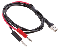 Fil de connecteur de fiche banane BNC mâle à double 4mm de haute qualité pour les applications d'alimentation