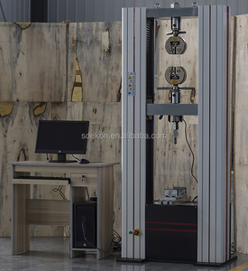 WDW-20 20KN 2TON Máquina de Ensayo de Tracción Electrónica Computarizada de Cuatro Columnas con Doble Husillo de Bolas para Plásticos - Product Image 2