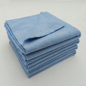 Fournisseur d'usine – Chiffon de nettoyage carré en microfibre tricotée chaîne pour lavage de voiture, serviette de séchage automobile - Product Image 1