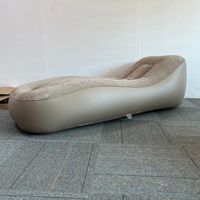 Canapé gonflable automatique pliable - Chaise longue portable autogonflante pour salon intérieur/extérieur et confort en plein air