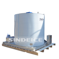 Prix usine Machine à glace en paillettes 15 tonnes Évaporateur résistant à l'eau salée et aux chocs pour l'industrie pêchère