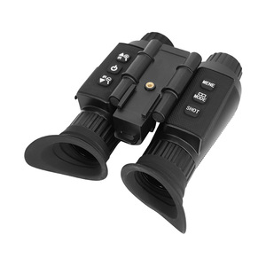 Jumelles de vision nocturne infrarouge à fixation sur la tête avec double écran et double oculaire, utilisées pour la chasse tactique en extérieur. - Product Image 4
