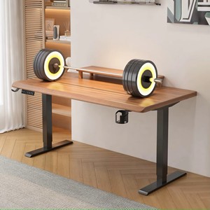 Electric Lifting <strong>Floor</strong> Computer Desk <strong>Height</strong> Adjustable for Children's Study Business Office Building.