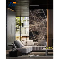 ZGSTONE Natur StoneBrown Turquie Bronze Fantaisie Marbre Dalles Top Grade Mur PanelDecoration Marbre Carreaux De Sol Escalier Marbre