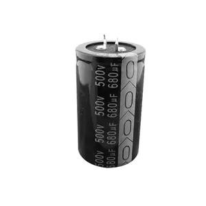 ktzp new Low MOQ 680UF 500V 35*50 Durable Switching Power Supplies Snap In Rohs Aluminum Electrolytic Capacitor