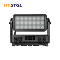 Projecteur LED RGBW DMX512 extérieur étanche IP65 15W en aluminium pour éclairage architectural, concerts, événements, fêtes, mariages, discothèques et clubs