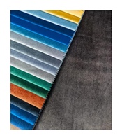 Tapisserie d'ameublement en velours hollandais californie tissu uni pour textile de canapé