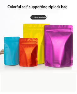 Sac debout pochette en aluminium pour aliments sac en plastique compostable en feuille personnalisée sacs d'épicerie en plastique pour aliments - Product Image 6