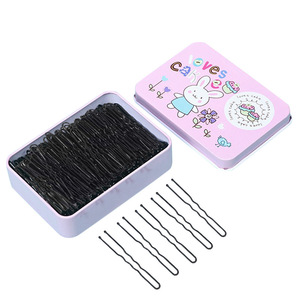 <span class=keywords><strong>Moño</strong></span> de pelo Bobby Pins Pin en forma de U con caja de pinzas <span class=keywords><strong>para</strong></span> el pelo <span class=keywords><strong>para</strong></span> Clip <span class=keywords><strong>Ballet</strong></span> Hair Net <span class=keywords><strong>para</strong></span> mujeres - Product Image 5