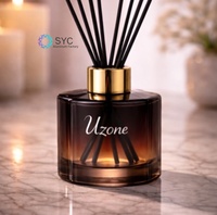 Bouchon diffuseur en aluminium électroplaqué 28/410 personnalisé, couvercle perforé brillant, anneau en aluminium pour flacon de parfum de voiture ou d'huile essentielle