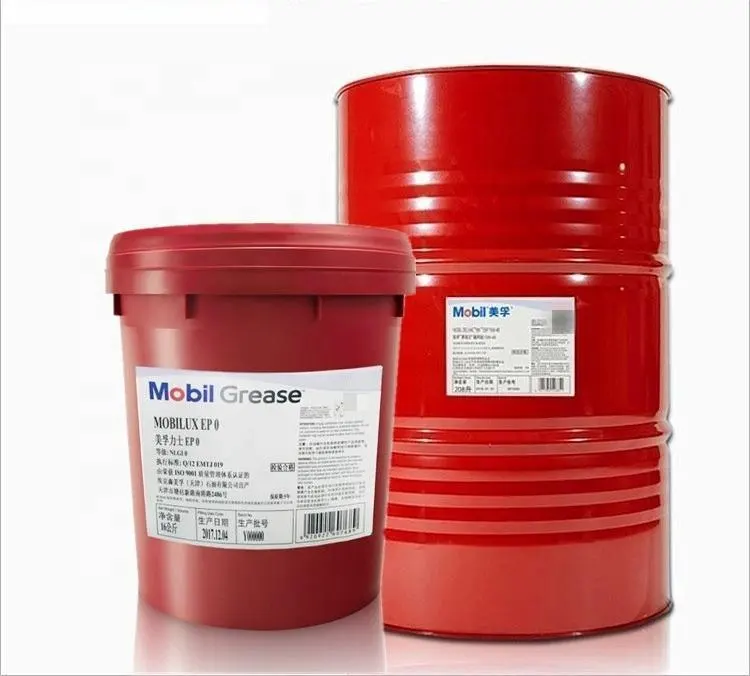 170kg mobilux ep0 1 2 3 high temperature lithium base automotive industry bearing lubricant synthetic grease manufacturer