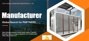 2025 élégant moderne préfabriqué structure en acier mobile minuscule maison mobile pod conteneur maisons pour une utilisation comme bureau ou maison - Product Image 2