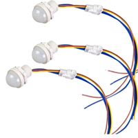 Détecteur de mouvement infrarouge PIR mini haute performance 2-4x pour LED 220V, usage industriel