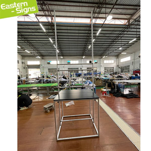 Pieghevole in tessuto elasticizzato con tubo <span class=keywords><strong>di</strong></span> alluminio stampa fiera evento promozionale rapido costruire riutilizzabile scaffale espositore - Product Image 3