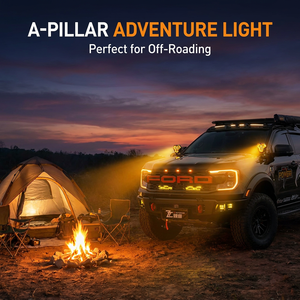 Lumière LED pour montant A de Ford <span class=keywords><strong>Ranger</strong></span>, 3 pouces, 60W, 6120LM, pour tout-terrain - Product Image 1