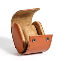 Boîte de rangement de montre de luxe en cuir PU fait à la main à prix d'usine rouleau de montre de voyage en cuir avec logo personnalisé étui de voyage