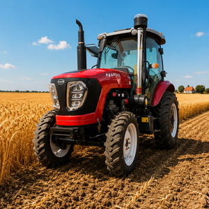 Tracteur à roues YTO 140 CV avec moteur Cummins de Qingdao, composants essentiels personnalisables, économe en énergie et rentable pour l'agriculture - Product Image 1