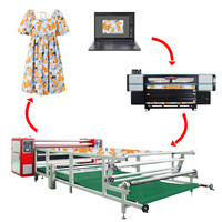Machine d'impression semi-automatique à rouleaux pour transfert thermique par sublimation sur T-shirts, à prix abordable