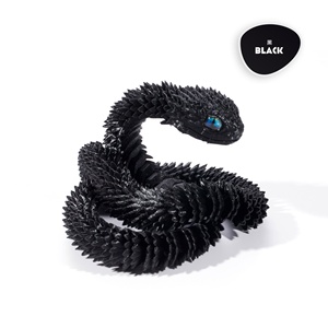 Juguete Antiestrés Articulado de Serpiente Impreso en 3D Feeron - Juguete Flexible y Colorido con Articulaciones Móviles para Niños y Adultos - Product Image 3