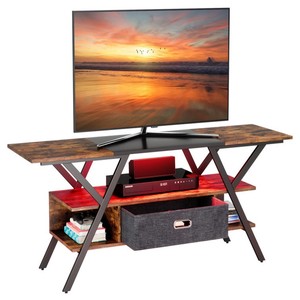 Alcaraz Soporte de TV para TVs de hasta 65 "Mejor Calidad Fabricado Madera Rústico Roble Mueble Precio Mayorista - Product Image 1