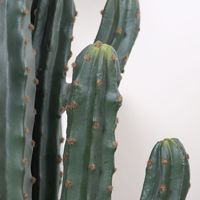 Cactus artificiel réaliste en plastique pour la décoration intérieure et extérieure, ornement de jardin, plantes artificielles