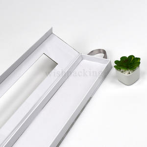 Boîtes d'emballage en papier personnalisées avec fermeture magnétique pour faux cils perruque avec poignée en ruban - Product Image 5