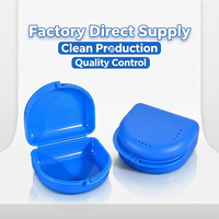 Boîte à prothèses dentaires en plastique OEM/ODM, étui de rangement mignon pour protège-dents, idéal pour les voyages – Vente en gros directe usine