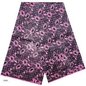 Tissus africains bio UNI/<span class=keywords><strong>Wax</strong></span> imprimé Ankara <span class=keywords><strong>Pagne</strong></span> <span class=keywords><strong>motif</strong></span> batik pour chemises et sacs Tissé Nouveau Coton ciré imprimé - Product Image 4