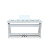 LP-162 88 Tasten Gewichtetes Digitalpiano, ABS Mattierte Tastatur Elektronisches Klavier für Zuhause und Unterricht