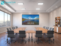Pantalla Interactiva Inteligente con Pantalla Táctil 4K de 65 Pulgadas, Disponible en Almacenes de Leaderhub en EE. UU., Pizarra Interactiva