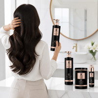 Shampooing et après-shampoing liquides infusés à la kératine, hydratants et nourrissants, unisexes, doux pour le cuir chevelu, formule lissante