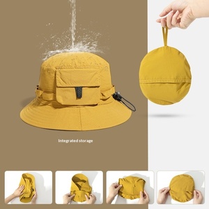 <span class=keywords><strong>Sombrero</strong></span> de Pesca Plegable de Secado Rápido <span class=keywords><strong>para</strong></span> Exteriores, Protección Solar, Nailon, Unisex, Verano, Senderismo, <span class=keywords><strong>Trekking</strong></span>, Versátil, Ligero - Product Image 1