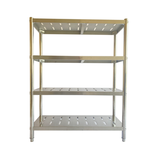 Étagère Inox 3 Niveaux 80x80x40 Cm - Charge 50 Kg/niveau, Pour Cuisine, Restaurant, Rangement Lourd