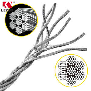 <span class=keywords><strong>Câble</strong></span> en acier inoxydable SS304 de 100 m, cordes en acier de 6 mm, <span class=keywords><strong>câble</strong></span> en acier inoxydable 7x19, fourni par l'usine - Product Image 2