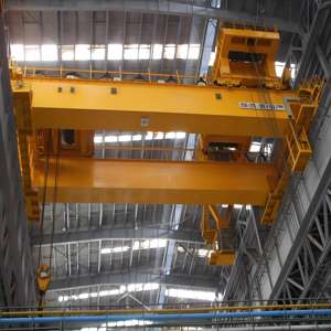 Grúa puente de doble viga tipo QD eléctrica para Taller de 300 toneladas, motor hidráulico de 20m, bomba PLC, piezas móviles de engranajes, otras grúas Motor - Product Image 6