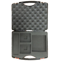 Boîte en mousse EVA personnalisée Inserts pour caisse à oeufs Couche supérieure pour appareil photo Étui rigide Pick and Pluck Foam Pack Pièces métalliques noires Protection Foa